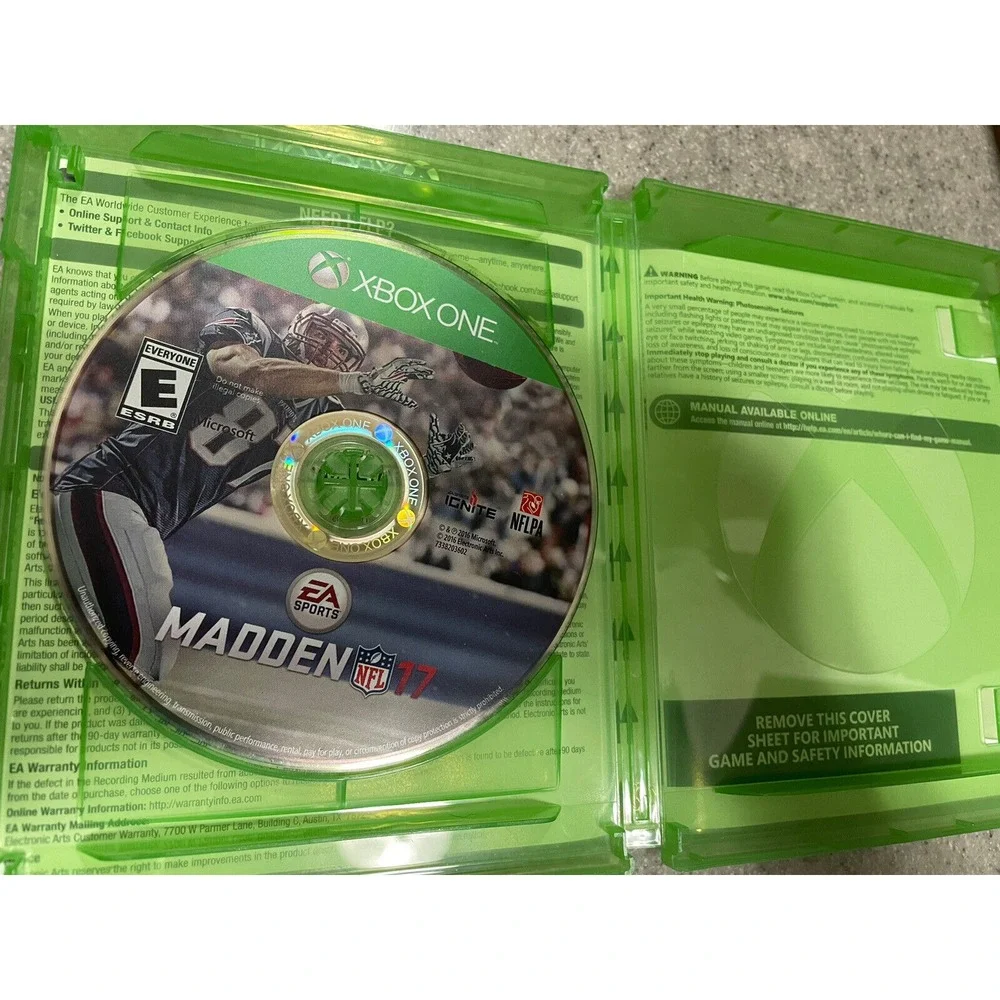 Madden NFL 17 (Standard‎ Edition) - Microsoft Xbox One game Complete